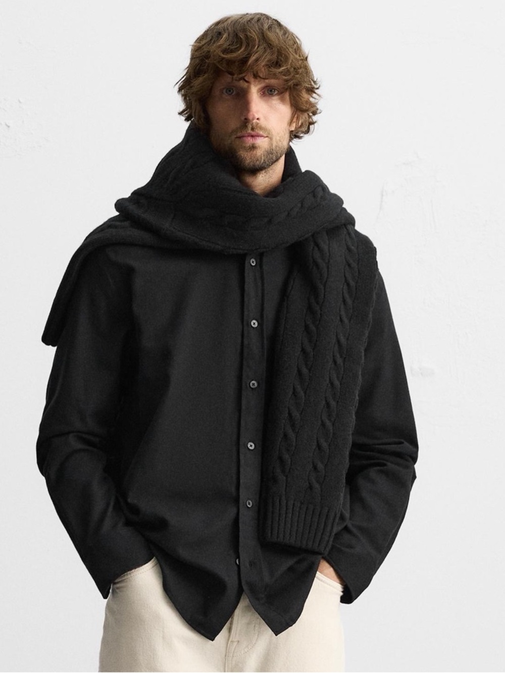 Zara Flannel Shirt - Black